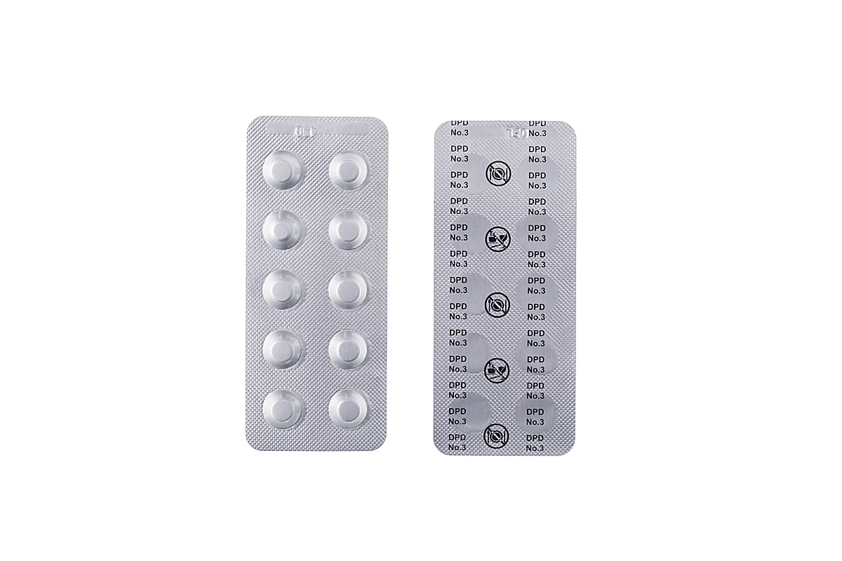 DPD3 tablets white background